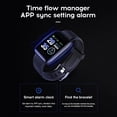 thumbnail image 4 of Pulsera inteligente 2xTouch Rastreador de ejercicios Monitor de ritmo cardíaco Reloj deportivo Azul, 4 of 4