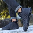 thumbnail image 4 of Oyedens Women's Men's Hiking Snow Boots Wide Toe Barefoot Winter Ankle Booties Trekking Sneakers Hike Shoes, 4 of 6
