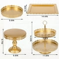 ounewxy Gold Cake Stand Set Cake Stands for Dessert Table Set