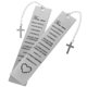 thumbnail image 3 of 2 piezas de acero inoxidable lectura de marcadores Bookmarks Bookmarks Libros Amantes Regalos, 3 of 6