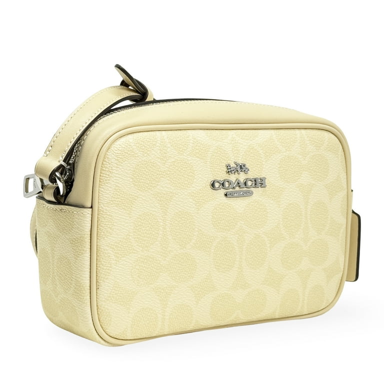 Coach Women's Mini Jamie Zip Camera Crossbody Bag in Signature