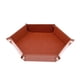 thumbnail image 2 of Bandeja hexagonal para dados Caja de almacenamiento con soporte para bandeja rodante para dados de metal para juegos de RPG , interior marrón Yotijar Bandeja de Dados de Dragones y Mazmorras, 2 of 9