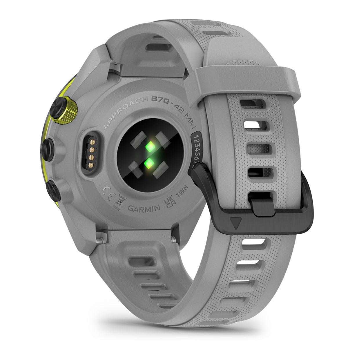 Garmin Approach S70 (Gray, 42mm) Golf GPS Watch Bundle with PlayBetter USB-C Portable Charger