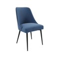thumbnail image 2 of Steve Silver Colfax Side Dining Chair in Blue Fabric, 2 of 5