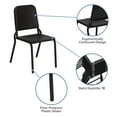 thumbnail image 6 of Flash Furniture HERCULES Series Black High Density Stackable Melody Band/Music Chair, 6 of 12