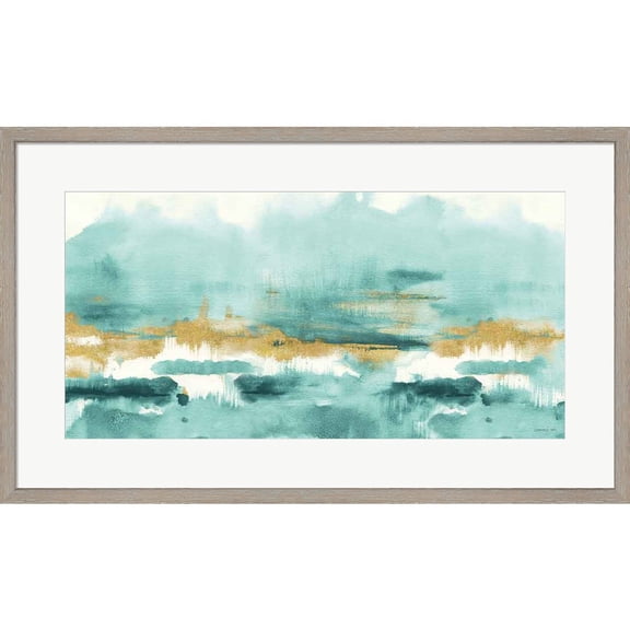 Great Art Now Blue Saffron III by Danhui Nai, Framed Wall Art, 30W x 18H
