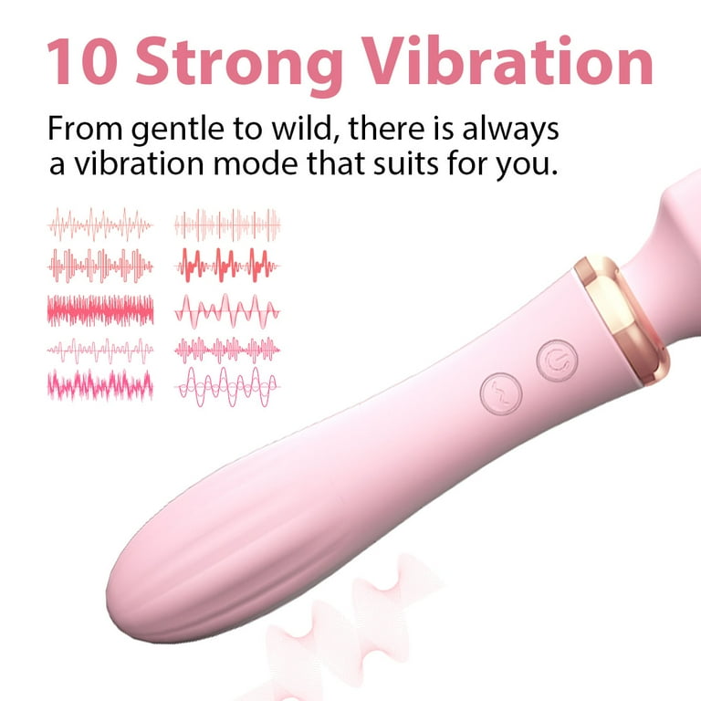 OCTMOM Newly Upgraded Dual Vibrators for Women, Personal Massagers Wand  Vibrators for Female. Pink - Walmart.com