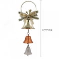 thumbnail image 4 of Oaktree Christmas Tree Ornaments,Liberty Bell Pendant Wrought Iron Christmas Bell for Home Christmas Decorations, 4 of 4