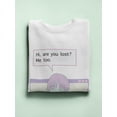 thumbnail image 3 of Are You Lost? Sweatshirt Women -Smartprints Designs, Female x-Large, 3 of 4