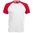 thumbnail image 1 of Kariban Mens Short Sleeve Baseball T-Shirt, 1 of 3