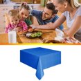 thumbnail image 4 of Disposable Tablecloth Home Hotel Restaurant Single Use disposable decorative table Decorative Solid Color Heat Insulation Table Cover, Dark Blue, 4 of 7