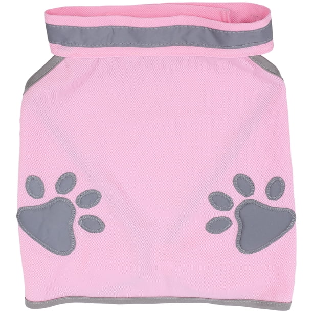 Chaleco reflectante de seguridad para perros, de alta visibilidad, para actividades al aire libre, día y noche (S)