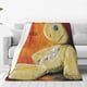 thumbnail image 1 of Manta de franela suave y cálida con estampado de Korn Issues para dormitorio, sala de estar, dormitorio, todas las estaciones., 1 of 5