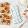 thumbnail image 2 of FRAÎCHE Spring Gingham Oven Mitt, 2 of 4