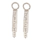 thumbnail image 1 of Aretes Stud Con Borlas De Rhinestone dorado, 1 of 9