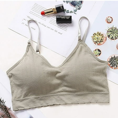 

Womens Compression Minimizer Comfy Wirefree Bra Underarm Bras for Women Green One Size
