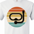 thumbnail image 4 of Inktastic Scuba Diver Retro Sunset Diving T-Shirt, 4 of 5