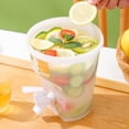 thumbnail image 6 of MOQIN 1 Gallon Fridge Beverage Drink Dispenser with Leak-proof Spigot, Plastic Cold Drink Juice Beverage Dispenser Jug for Party Drink, Juice, Iced Tea, Lemonade, 6 of 8