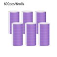 thumbnail image 4 of Matsuzay 6 rollos de pulseras de papel para discoteca, teatro, fiesta, impermeable, Kit surtido, brazalete para eventos, accesorio de bandas Kits de decoración para fiestas Púrpura Matsuzay HA084146-02, 4 of 6