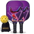 thumbnail image 1 of Pickleball Factory PB00025-1-G Best Pickleball Set - Hip-Hop Artists Pickleball Rackets, Pickleball Court Set, Glassfiber Graphite, 1 of 1