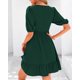 thumbnail image 3 of Vestido BTFBM Spring Empire Cintura para Mujer 2025 Verano Verde, 3 of 9