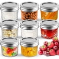 thumbnail image 2 of Gelatina Con Tapas, Tarros De Cristal Para Dulces, Zumos De Frutas Y Salsas 2 Tarros Cateissary  HA035970-00, 2 of 6