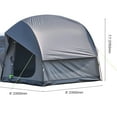 thumbnail image 2 of VEVOR SUV Tent for Camping, 8FT L x 8FT W, Waterproof PU2000mm Spacious Double Layer Design for 5-8 Person, SUV Camping Tent with Mesh Windows, Includes Rainfly & Storage Bag, for Outdoor Activities, 2 of 9
