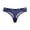 Dark Blue, variant on Women's Panties High Waist Mesh Underwear Lace Thong Comfort Fit Stitching Breathable Smooth Waistband Seamless -Friendly -Style Red XL