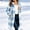 Light Blue, variant on Women's Fleece Jacket Buffalo Plaid Hooded Zip Up Long Coat Long Sleeve Fuzzy Warm Casual Fall Winter Outerwear with Pockets