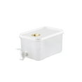 thumbnail image 1 of MOPOOR Plastic Drink Dispenser, Beverage Dispenser Cold Drink Container for Iced Tea, Lemonade, Fridge, Bar, Party, Lock Lid with Faucet and Lid Beverage Bucket for Household, 1 of 9