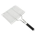 thumbnail image 3 of Cesta para barbacoa, estante para parrilla plegable con asa, cesta para parrilla para barbacoa, cesta para verduras caseras, filete de fiesta, 3 of 8