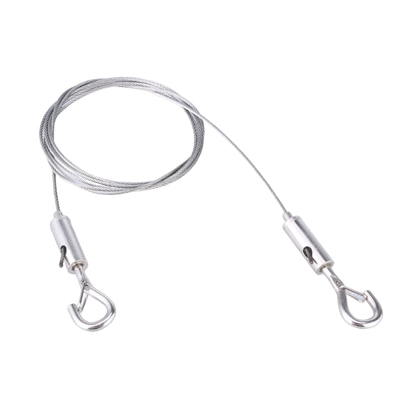 lixuesong Adjustable Stainless Steel Cable Wire Rope Suspensions for Secure Clothesline & Picture Hanging
