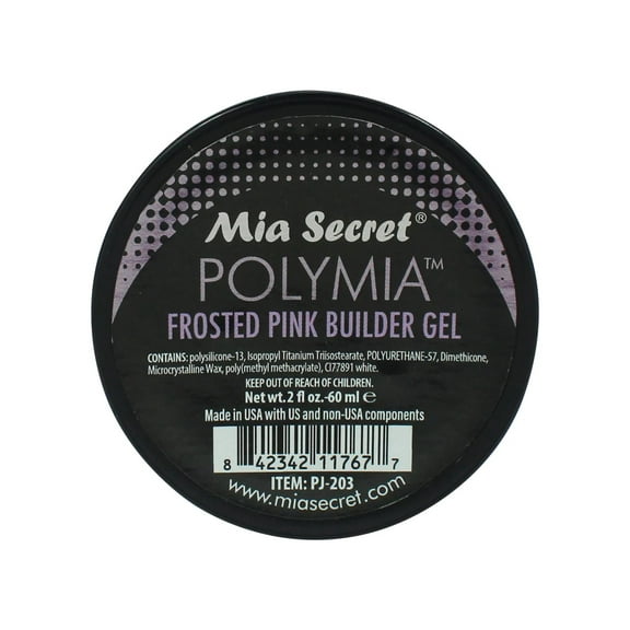 Mia Secret POLYMIA BUILDER GEL IN JAR - Frosted Pink 2oz / 60mL