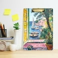 thumbnail image 2 of FORMRS Acrylic Clipboard with Low Profile Clip Standard A4 Letter Size, 12.5" x 9", Ocean Boat, 2 of 8