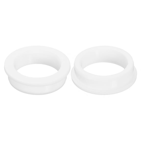 2Pcs Rubber Grommets 2-1/4" Drill Hole, 1-7/8" ID White Hole Plug Grommet