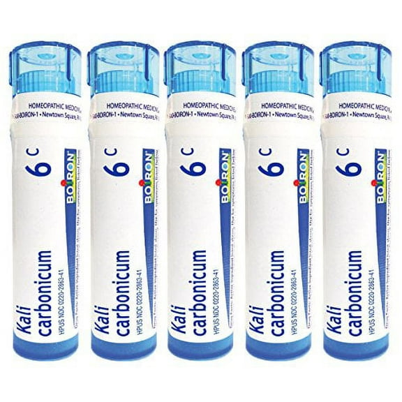 Boiron Kali Carbonicum 6C (Pack of 5), Homeopathic Medicine for Colds