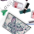 thumbnail image 7 of ZNDUO Travel Makeup Bag for Women Vintage Watercolor Butterfly Pattern Toiletry Bag, Multifunctional Storage Bag Cosmetic Bag Make Up Organizer, 7 of 7