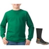 Boys' Long Sleeve T Shirt and Socks Value Bundle
