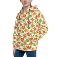 thumbnail image 2 of Lsque Maple Leaves1 Patten Youth Hoodie Sweatshirt Pullover with Kangaroo Pocket Boys and Girls Hoodie Warm Hoodie for Kids-Small, 2 of 6