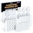 thumbnail image 1 of Set de 74 topes de silicona transparente Vellax para muebles, 1 of 9