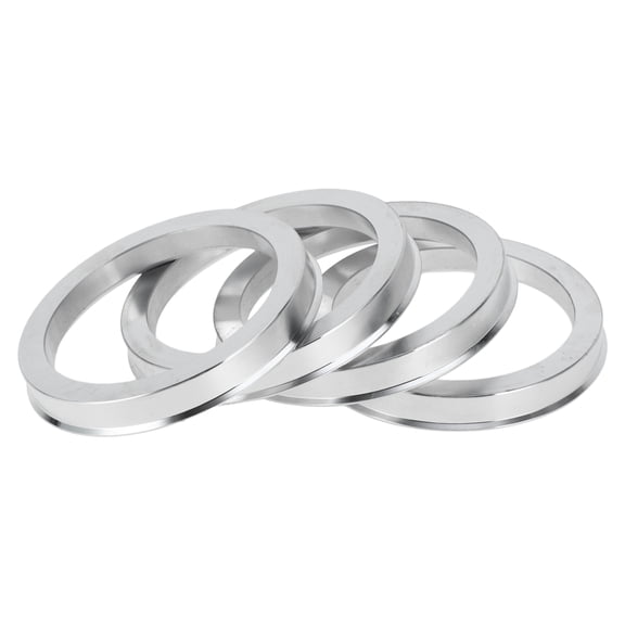 Unique Bargains Hub Centric Rings, 59.1mm ID to 73.1mm OD Vehicle Wheel Hubrings Aluminum Alloy, 4 Pcs