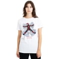 thumbnail image 4 of Deadpool Womens Snow Angels Christmas T-Shirt, 4 of 6
