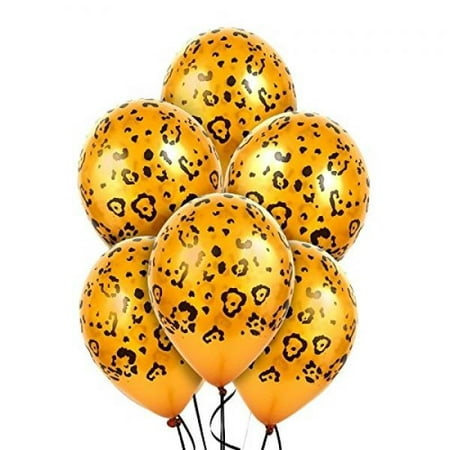 Leopard Spots Latex Balloons Party Accessory