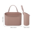 thumbnail image 2 of 1pc Car Rear Hanging Type Trash Bin Multipurpose Car Storage Box Rubbish Can, 2 of 8