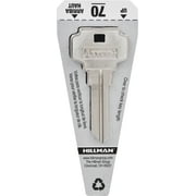 Hillman 88207 Dexter Key, 70, Brass, Silver Finish