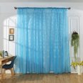 thumbnail image 7 of VerPetridure 1PCS Christmas Snowflake Curtain Tulle Window Treatment Voile Drape Valance, 7 of 7