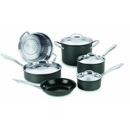 Cuisinart Greengourmet Hard Anodized Eco Friendly Non-Stick 10 Pc. (Best Eco Friendly Cookware Sets)