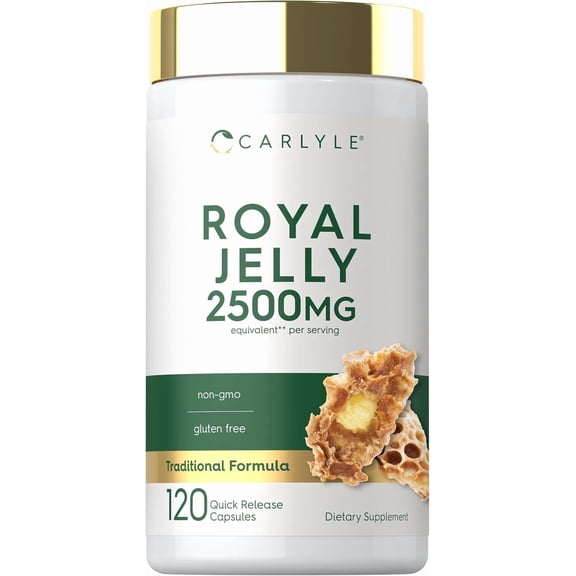 Royal Jelly | 2500mg | 120 Capsules | by Carlyle