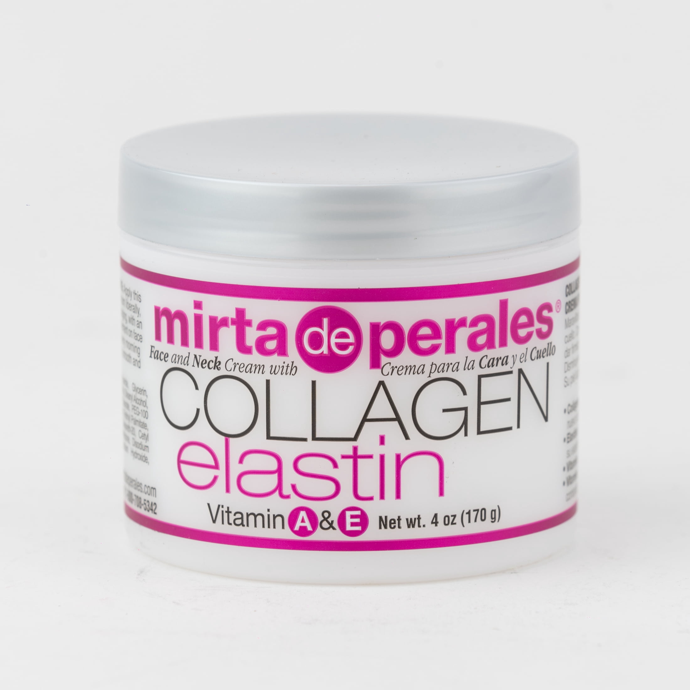 (12 pack) Mirta de Perales Collagen Elastin Face and Neck Cream, Vitamin A & E, 4 oz