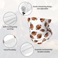 thumbnail image 3 of Neck Gaiter Face Cover Scarf, brown rugby American football Soft Face Sun Mask Cover Scarf Headband Cooling Sweat Absorbing Bandanas Hiking Cycling Running, 3 of 7